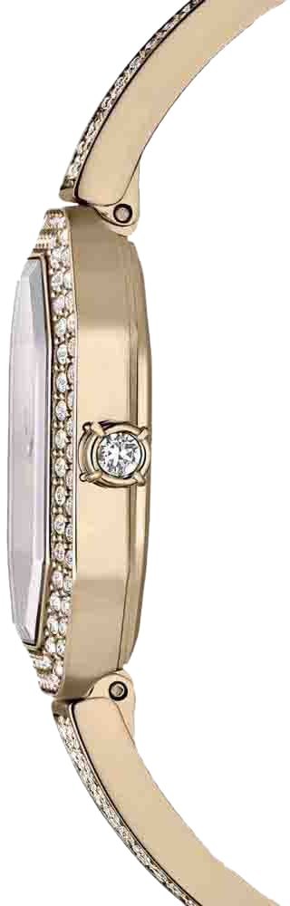 Swarovski Swarovski Horloge 5672987 Dextera Bangle Staal Quartz met Geelgouden Plating 19 x 31mm Goud