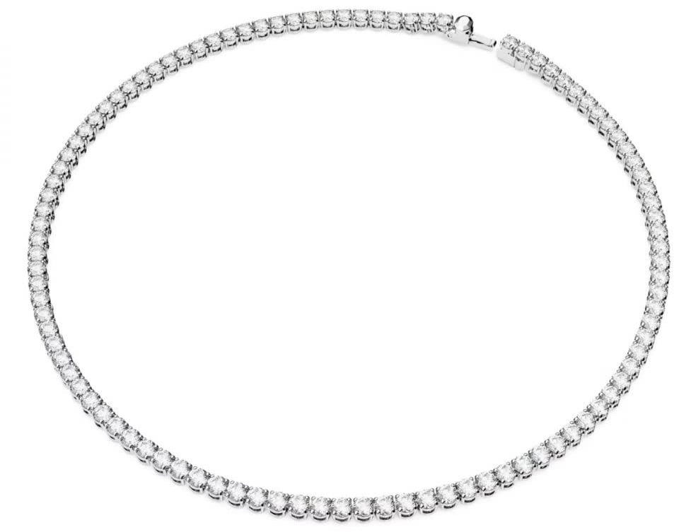 Swarovski Swarovski Collier 5674306 Mesmera Zilverkleurig V vorm met Swarovski Stenen Divers