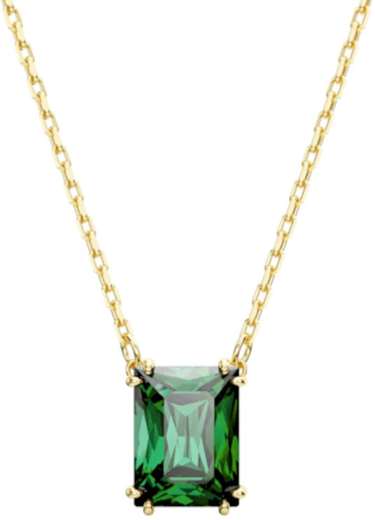 Swarovski Matrix Ketting met Kristal Goud