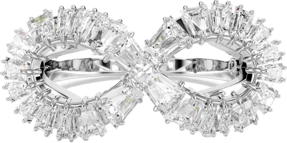 Swarovski Swarovski Ring 5679698 Hyperbola Infinity Zilverkleurig Maat 55 Zilver