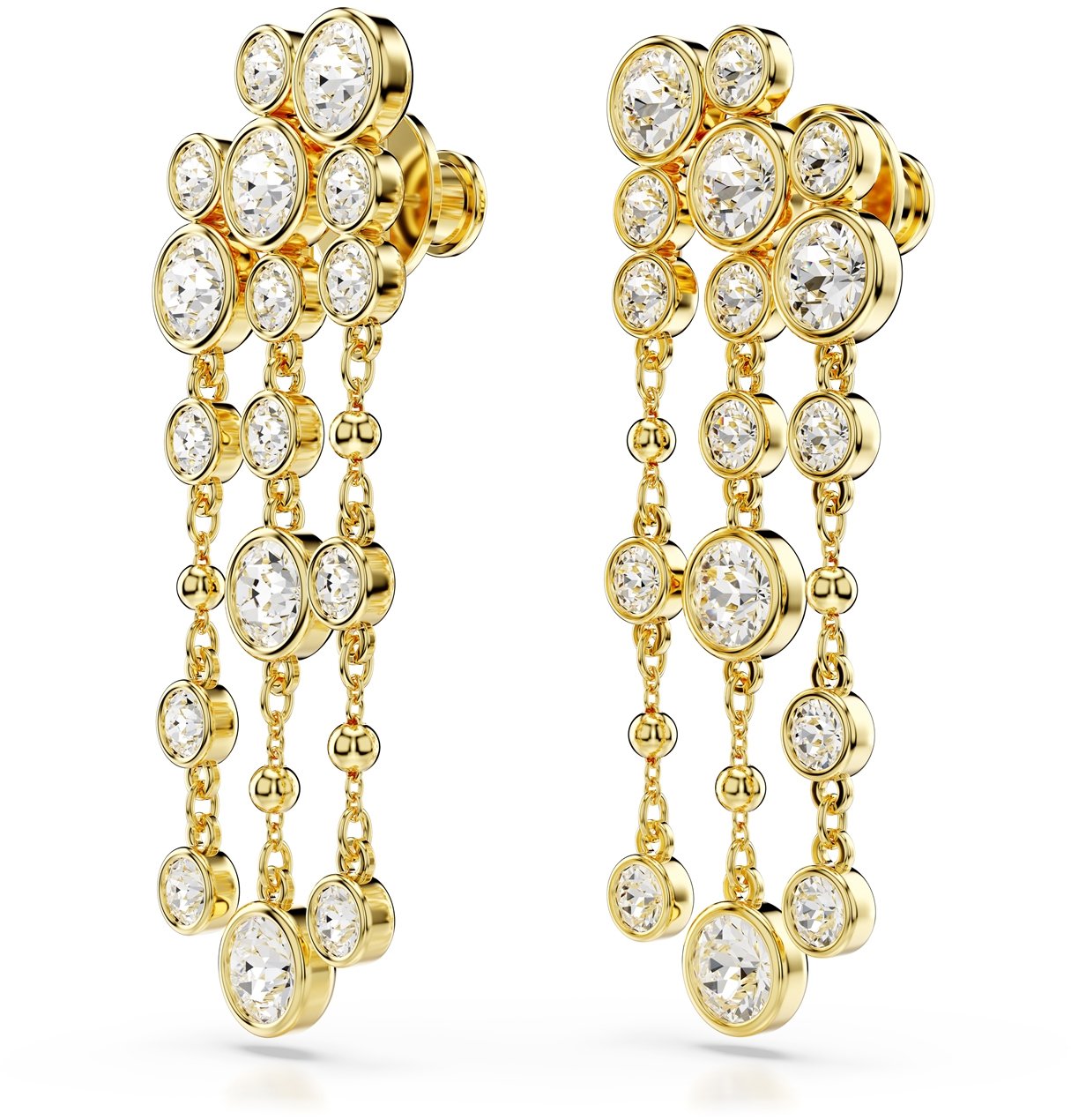 Swarovski Imber Oorhangers met Kristal Goud
