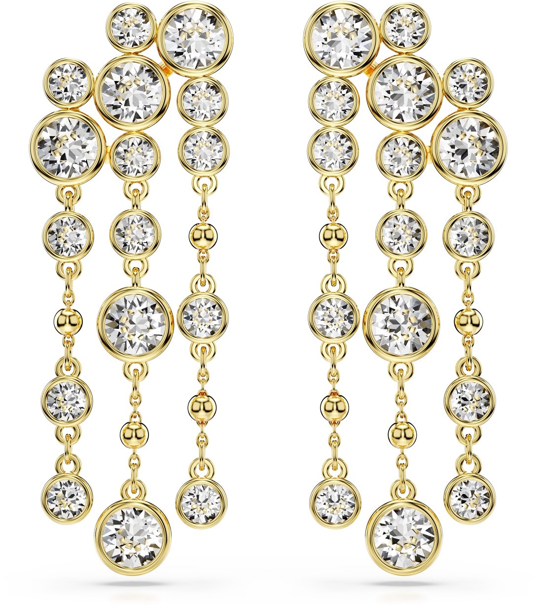 Swarovski Imber Oorhangers met Kristal Goud
