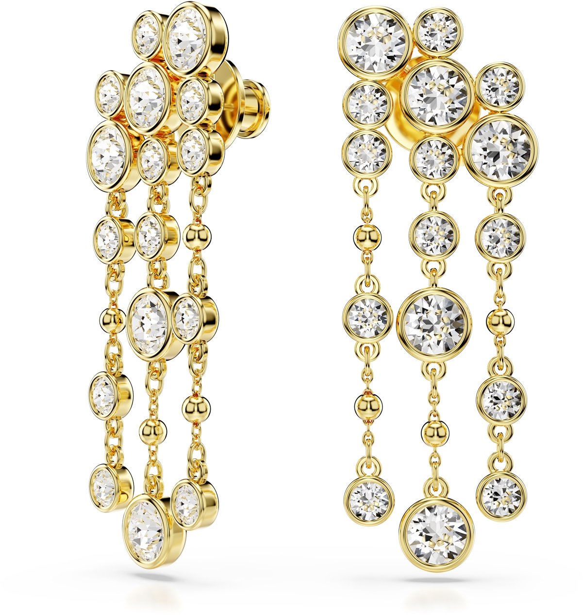 Swarovski Imber Oorhangers met Kristal Goud
