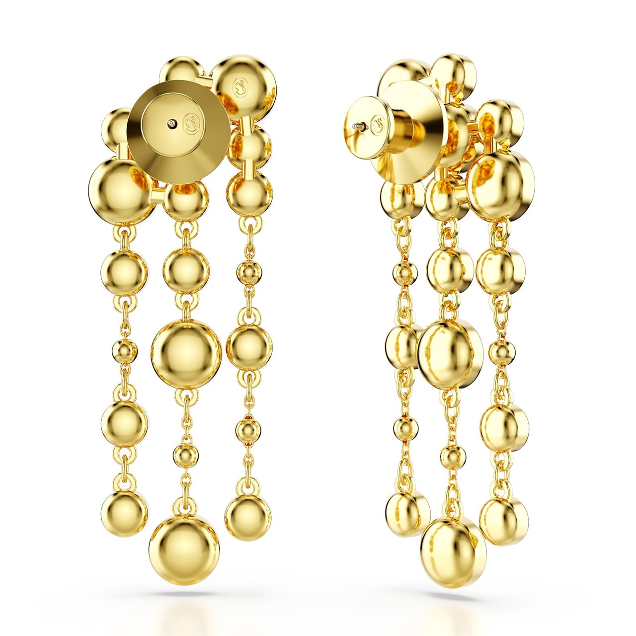 Swarovski Imber Oorhangers met Kristal Goud