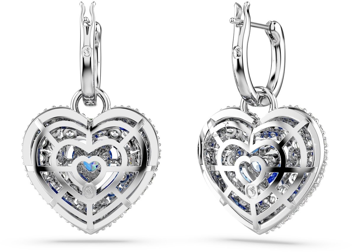 Swarovski Hyperbola Oorhangers met Kristal Zilver
