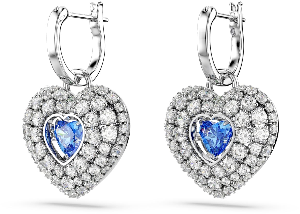 Swarovski Hyperbola Oorhangers met Kristal Zilver