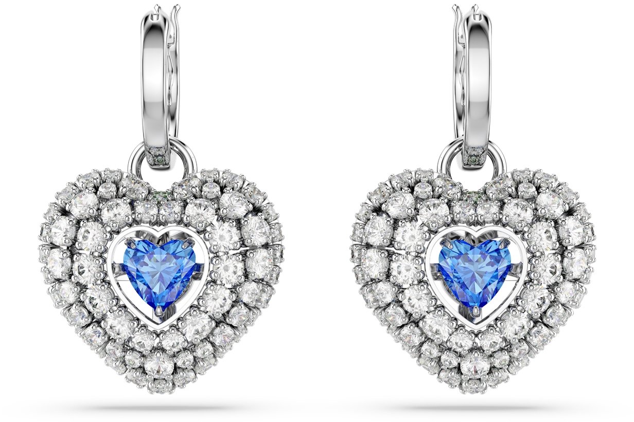 Swarovski Hyperbola Oorhangers met Kristal Zilver