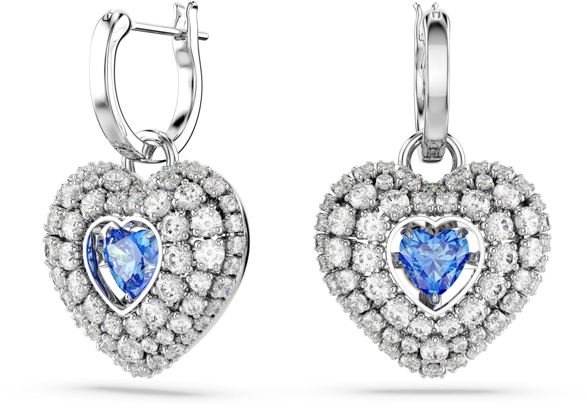 Swarovski Hyperbola Oorhangers met Kristal Zilver