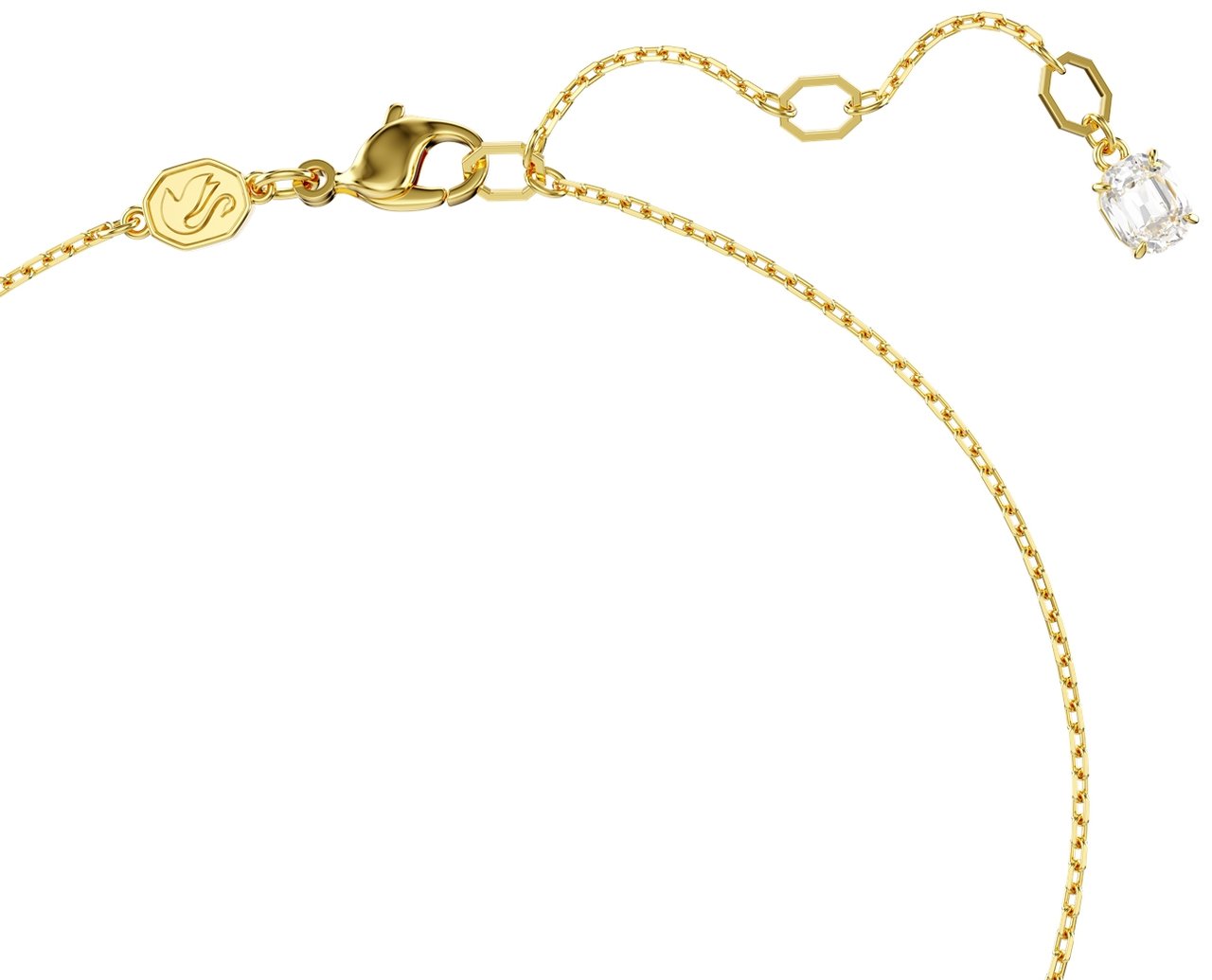 Swarovski Hyperbola Ketting met Kristal Goud
