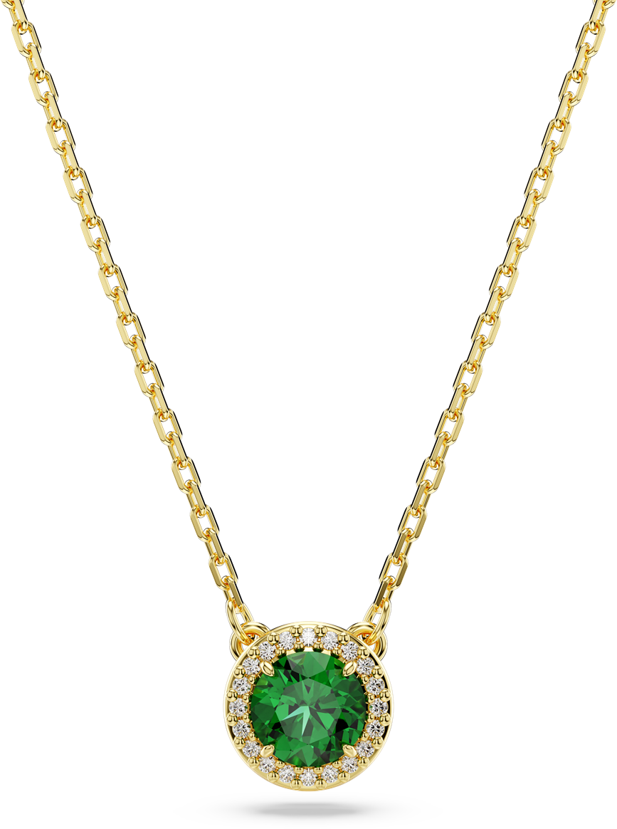 Swarovski Una Ketting met Kristal Goud