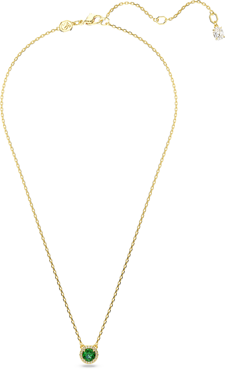 Swarovski Una Ketting met Kristal Goud
