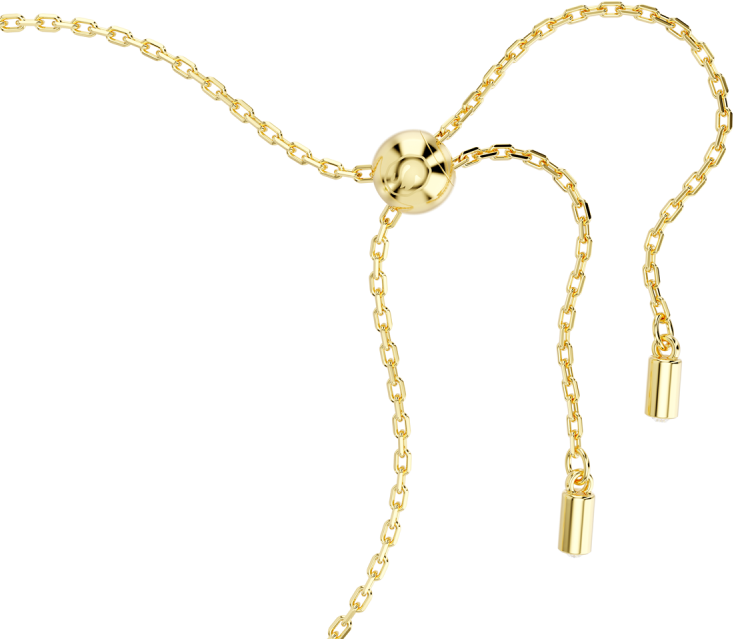 Swarovski Swarovski Armband 5680559 Una Angelic met Geelgouden Plating en Groene Swarovski Kristal 16 -24cm Divers