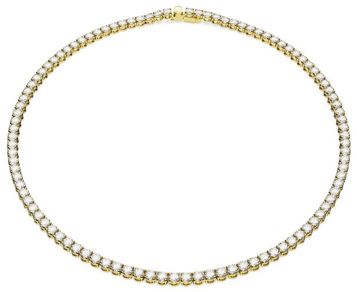Swarovski Swarovski Collier 5681795 Matrix Tennis Goudkleurig 3mm 41cm Divers