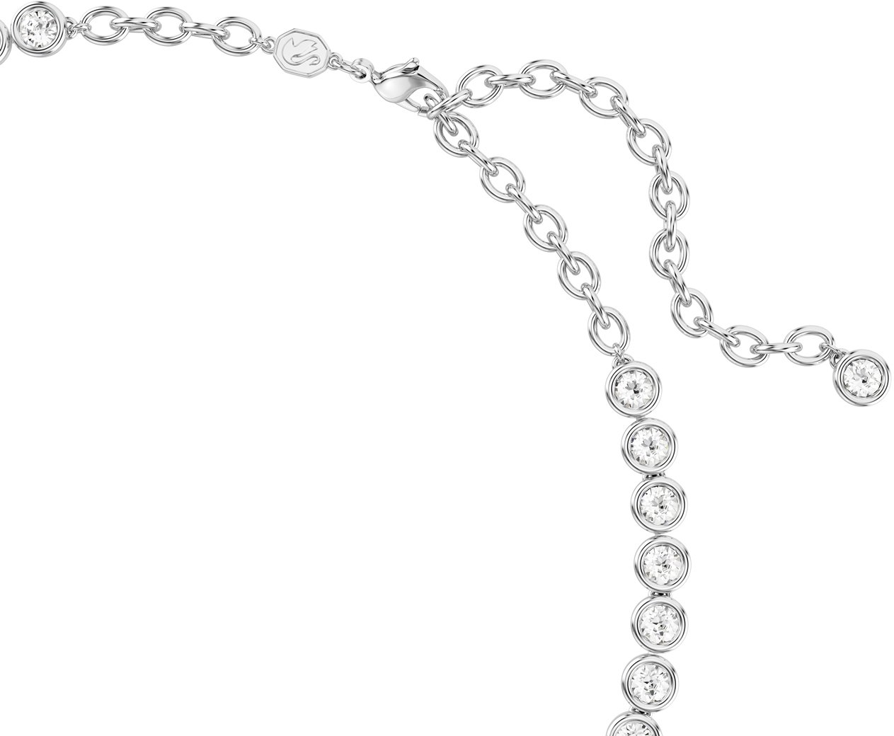Swarovski Imber Ketting met Kristal Zilver