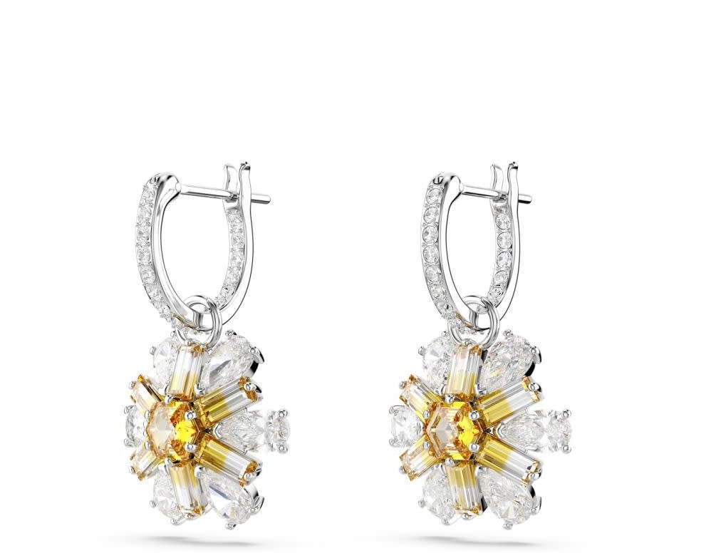 Swarovski Swarovski Oorbellen 5683243 Idyllia Gele Bloem Divers
