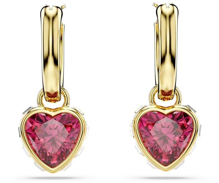Swarovski Chroma Oorhangers met Kristal Goud