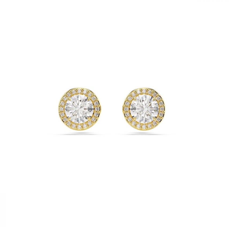 Swarovski Oorbellen 5686637 Una met Geelgouden Plating Goud