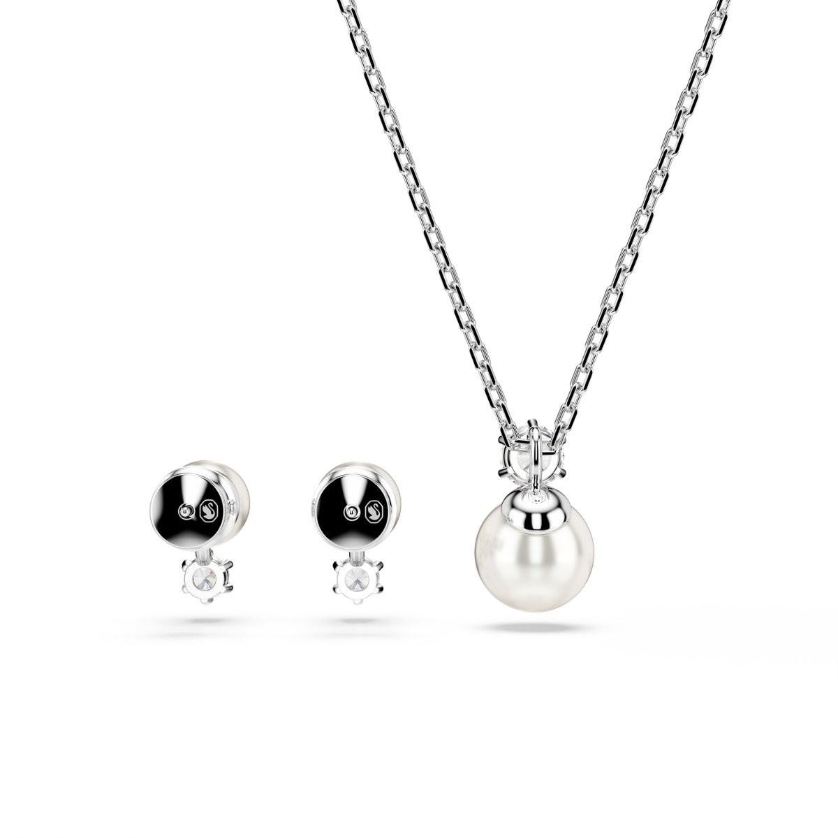 Swarovski Matrix Gift Set met Kristal Zilver