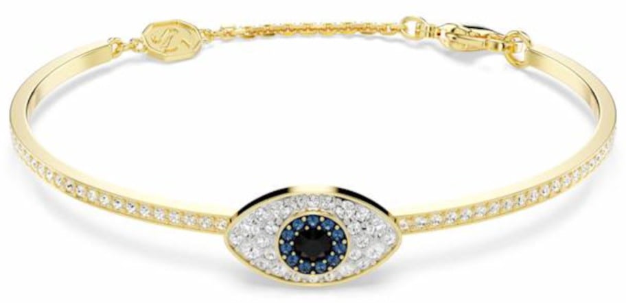 Swarovski Symbolica Bangle met Kristal Goud