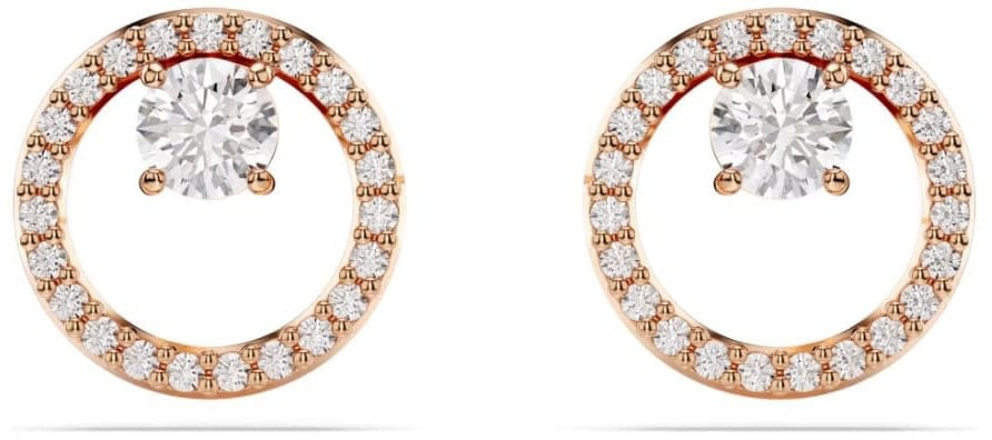 Swarovski Oorbellen 5692263 Constella Rosekleurig met Zirkonia Goud