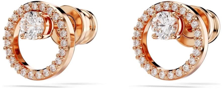 Swarovski Oorbellen 5692263 Constella Rosekleurig met Zirkonia Goud