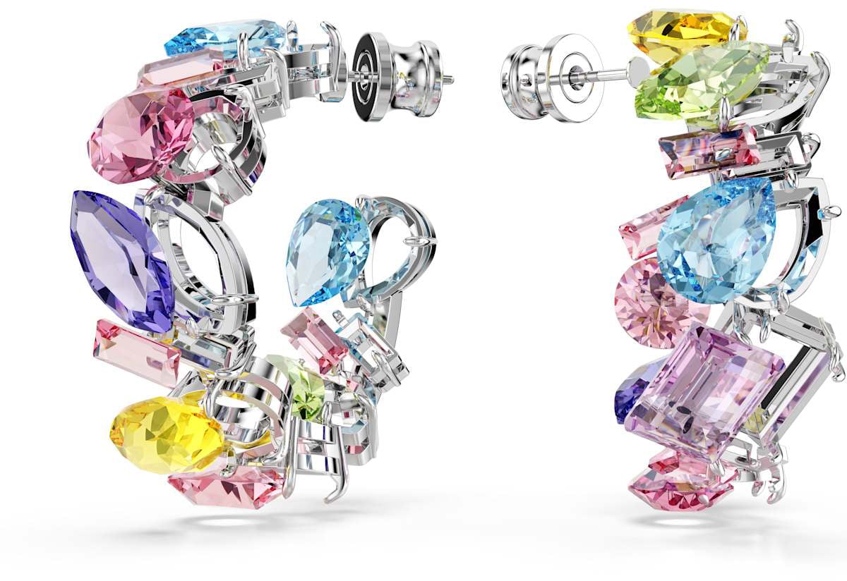 Swarovski Gema Oorbellen met Kristal Zilver