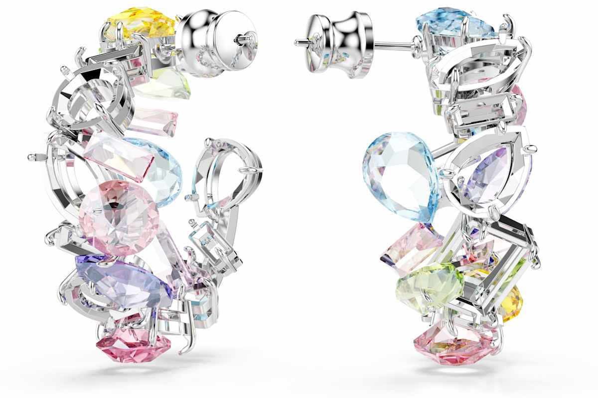 Swarovski Gema Oorbellen met Kristal Zilver