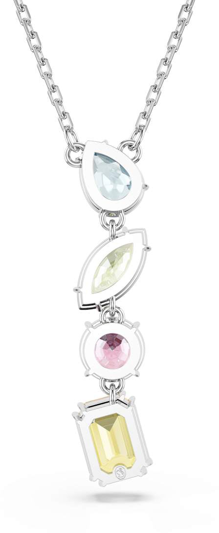 Swarovski Gema Ketting met Kristal Zilver