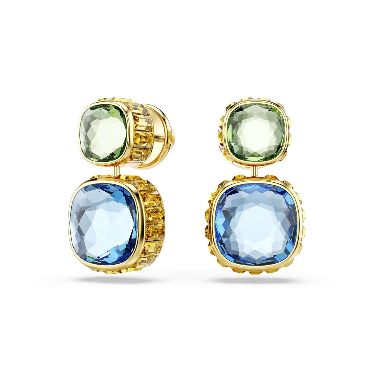 Swarovski Chroma Oorbellen met Kristal Divers
