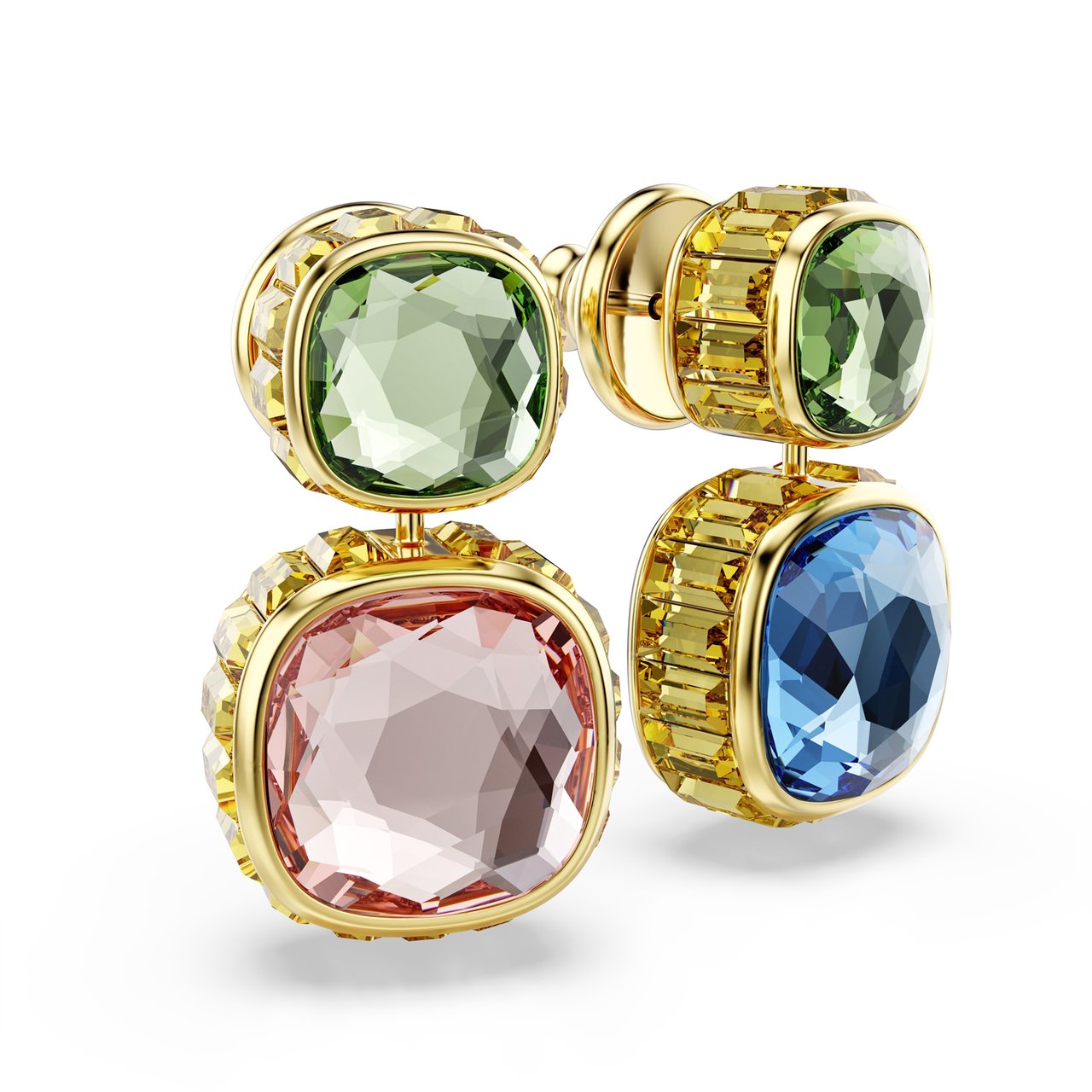 Swarovski Chroma Oorbellen met Kristal Divers