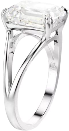 Swarovski Swarovski Ring 5697985 Stilla Met Rechthoekige Kristal Maat 55 Zilver