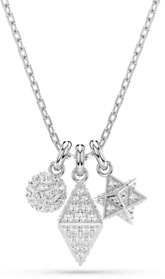 Swarovski Dextera Ketting met Kristal Zilver