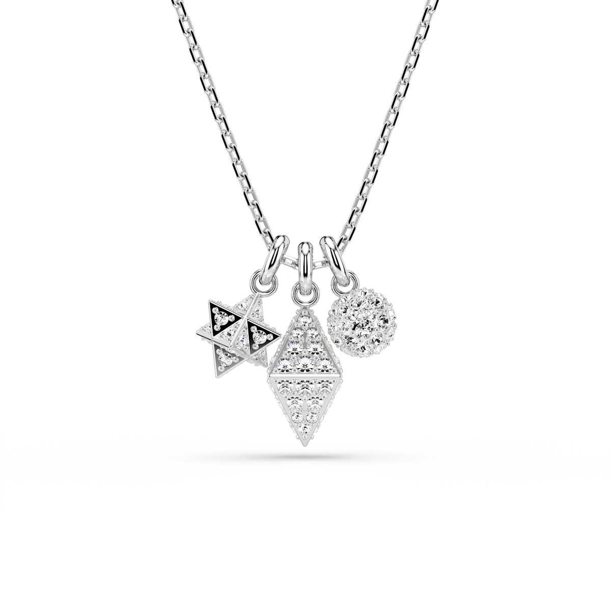 Swarovski Dextera Ketting met Kristal Zilver