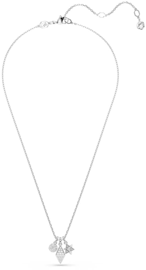Swarovski Dextera Ketting met Kristal Zilver
