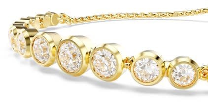 Swarovski Swarovski Armband 5705450 Imber met Geelgouden Plating 16 - 24cm Goud