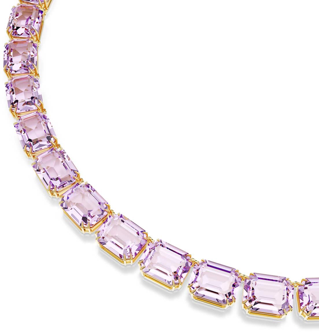 Swarovski Milnia Ketting met Kristal Goud