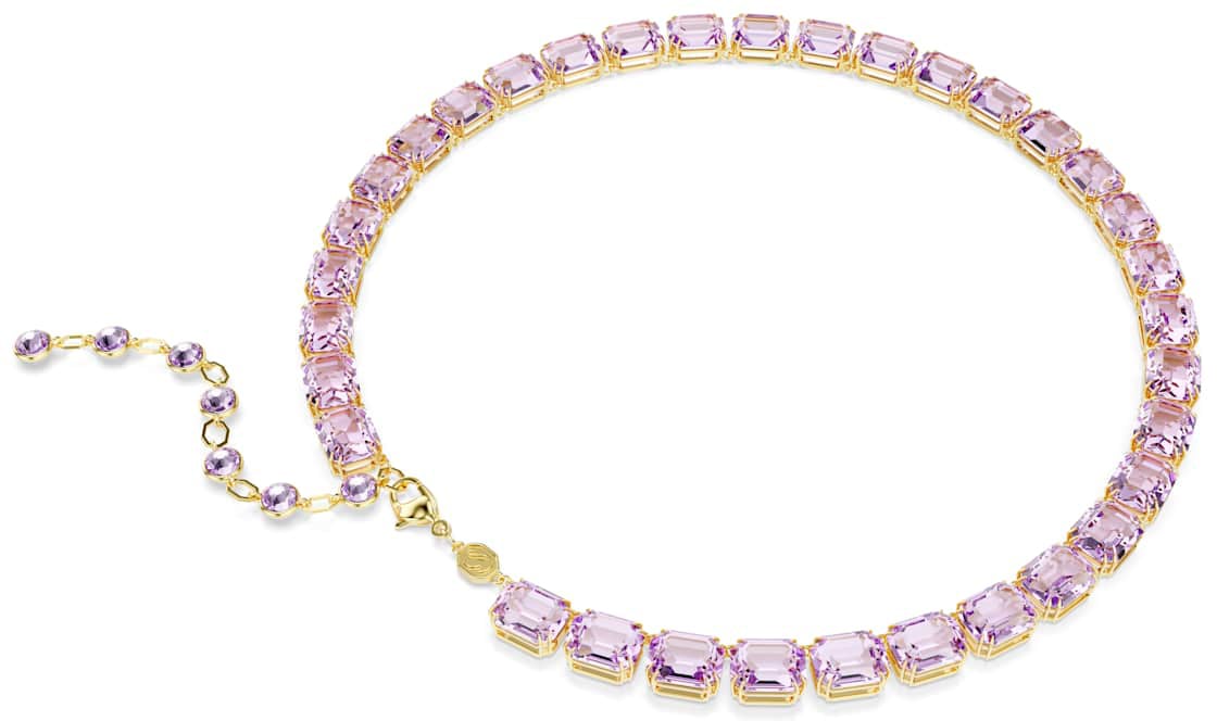 Swarovski Milnia Ketting met Kristal Goud
