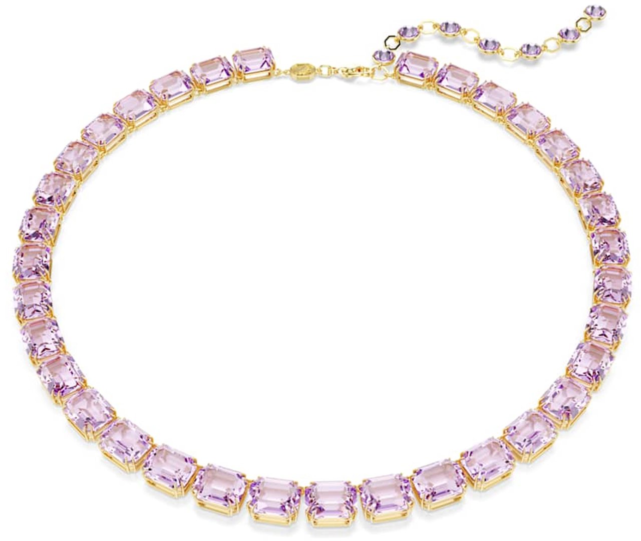 Swarovski Milnia Ketting met Kristal Goud