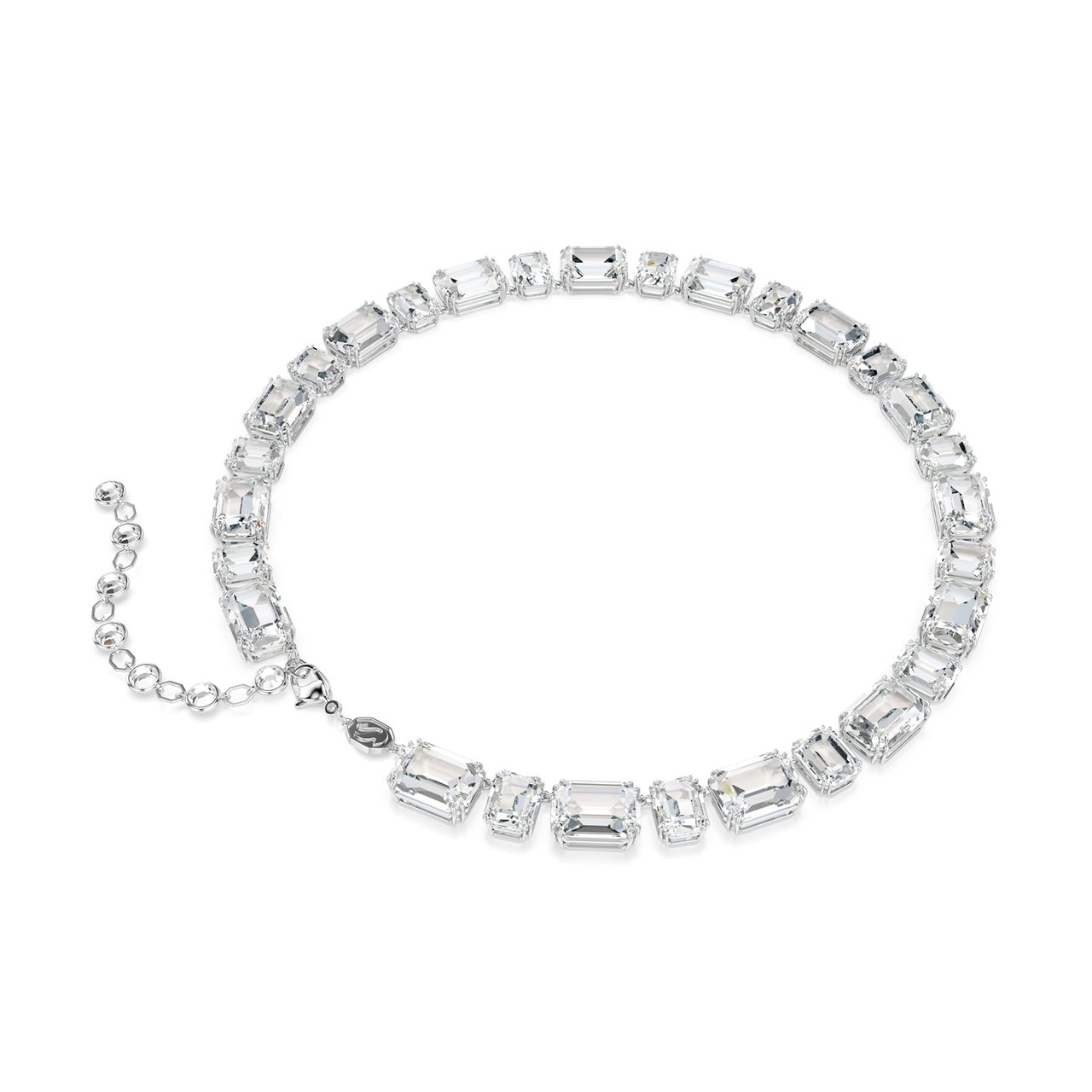 Swarovski Milnia Ketting met Kristal Zilver