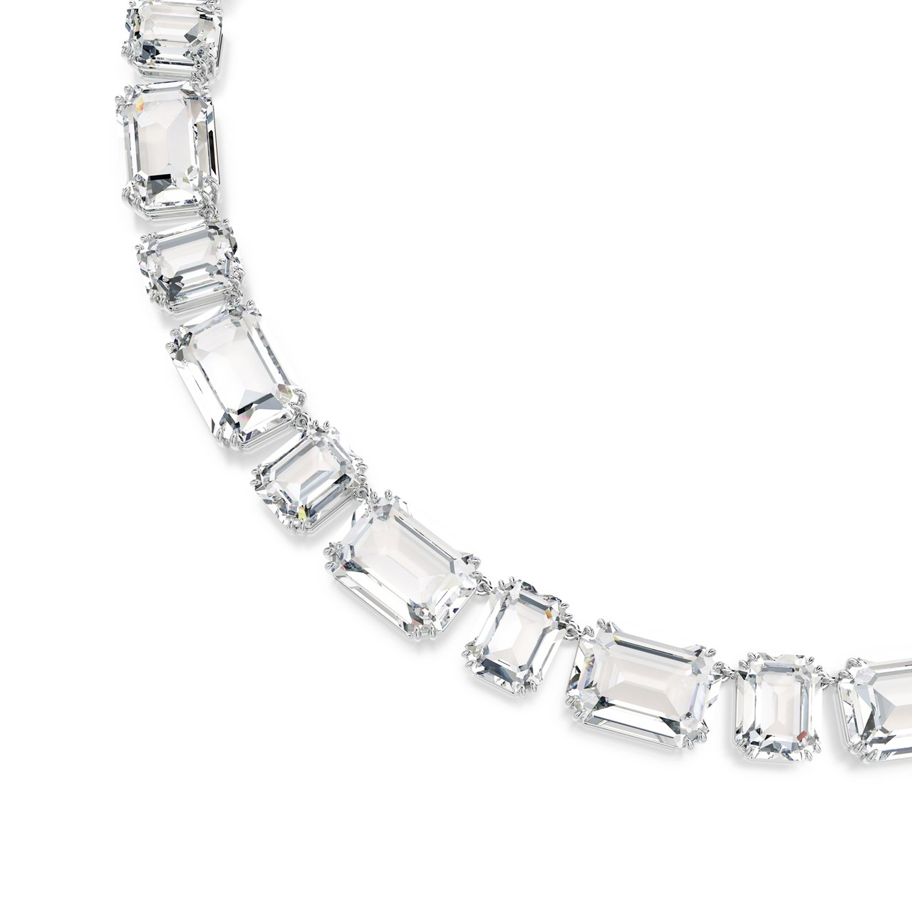 Swarovski Milnia Ketting met Kristal Zilver