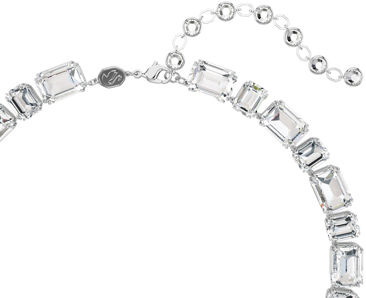 Swarovski Milnia Ketting met Kristal Zilver