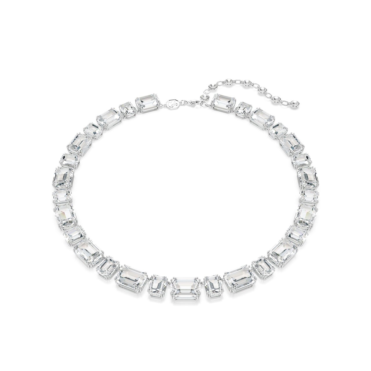 Swarovski Milnia Ketting met Kristal Zilver