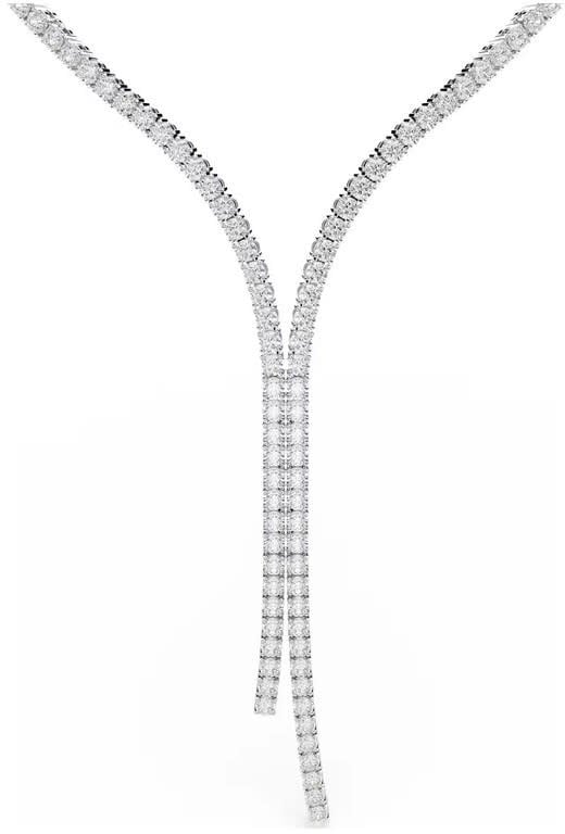Swarovski Swarovski Collier 5707988 Matrix Y-Vorm Lang Zilverkleurig 36-43cm Divers