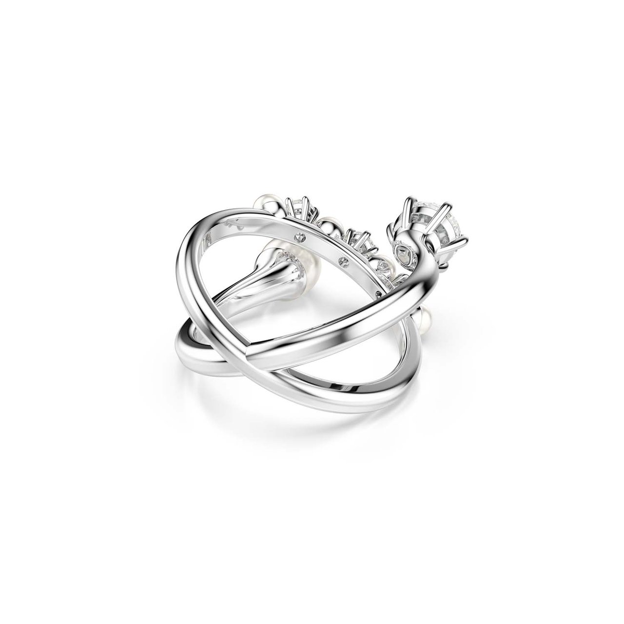 Swarovski Matrix Ring met Kristal Divers