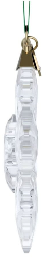 Swarovski Ornament 5718051 Zilverkleurig Kerstornament 2026 met Groen Lint Neutraal