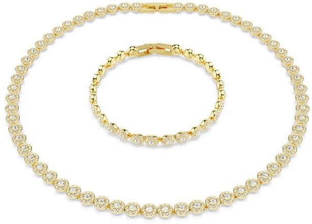 Swarovski Swarovski Set 5720506 Una Angelic Small Goudkleurig Armband/ Collier Divers