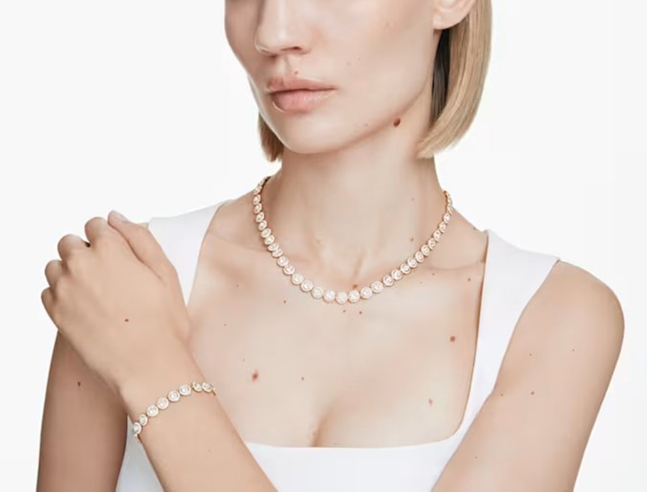 Swarovski Una Gift Set met Kristal Goud