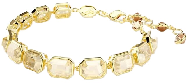 Swarovski Swarovski Armband 5720912 Millenia Goudkleurige Plating Octagon Slijpvorm Caramel Divers