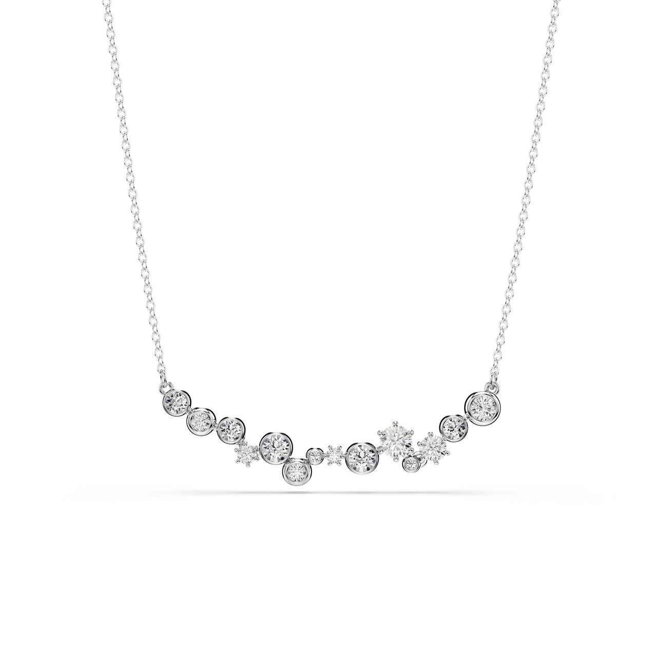 Swarovski Constella Ketting met Kristal Zilver