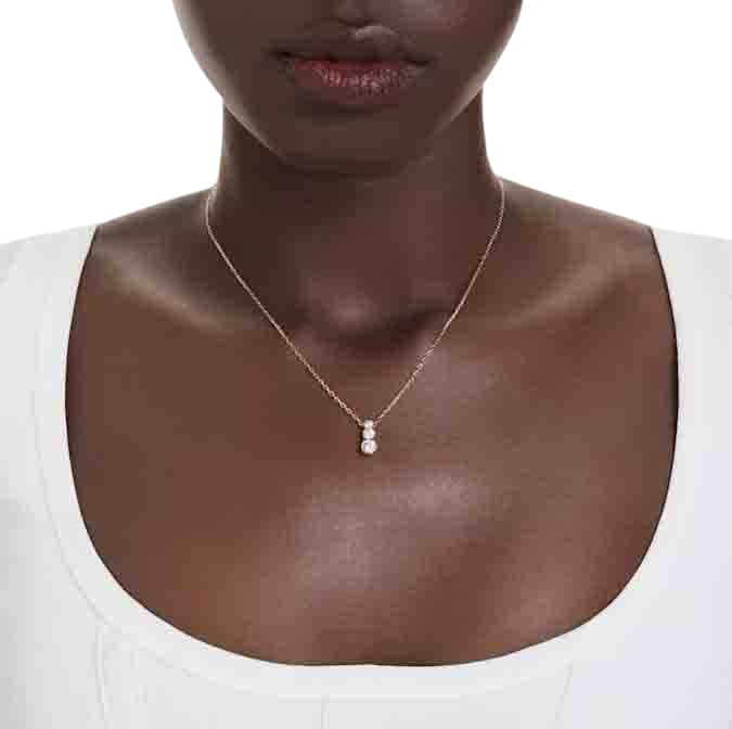 Swarovski Swarovski Collier 5723298 Stilla Attract Hanger Goudkleurige Plating 38-45cm Goud